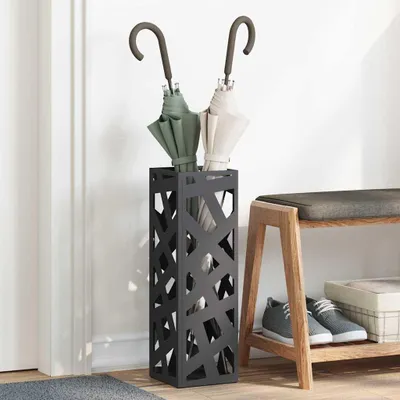 Image de 2025 Porte-parapluie moderne Noir 15,5 x 15,5 x 49 cm Métal - Porte-parapluie,Design 1783949 1parcel