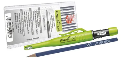 Produktbild von Pica Dry Tieflochmarker Set - Druckbleistift mit automatischem Minenvorschub und
