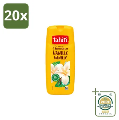 Produktbild von 20 x Tahiti Douchegel Vanille - 315 ml - Vorratspackung - 20 Stücke