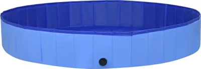 Immagine prodotto di vidaXL Piscina per cani pieghevole blu 300x40 cm PVC