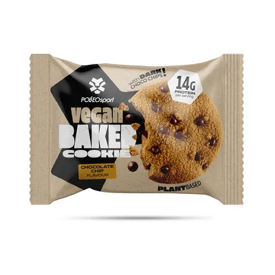 Produktbild von Polleo Vegan Baked Cookie, 75 g - Chocolate Chip