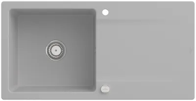 Produktbild von Villeroy & Boch Keramikspüle 333602SM, Siluet 60 Einbauspüle - inkl.