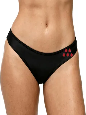 Immagine prodotto di Slip da bagno assorbente per il ciclo mestruale, taglia M, colore nero, ideale per la piscina