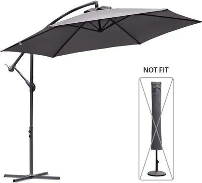 Productafbeelding van Famanu beschermhoes voor parasols, 175 cm x 30,5/36,5 cm - Weerbestendig en duurzaam