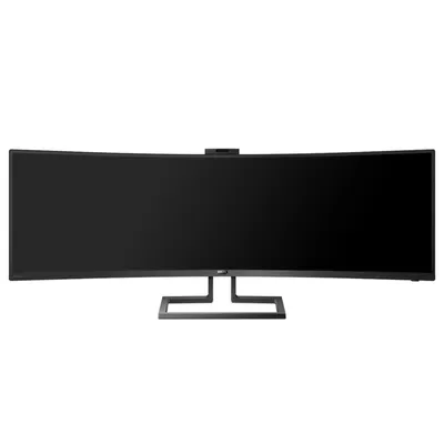 Produktbild von Philips P Line Curved SuperWide-LCD-Display im Format 32:9 499P9H/00, 124 cm (48.8"), 5120 x 1440 Pixel, UltraWide Dual Quad HD, LCD, 5 ms, Schwarz