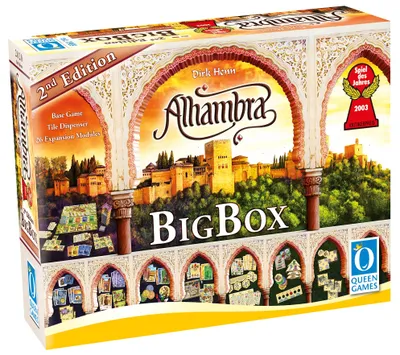 Alhambra 2nd Edition Big Box – Strategiespiel, 2–6 Spieler