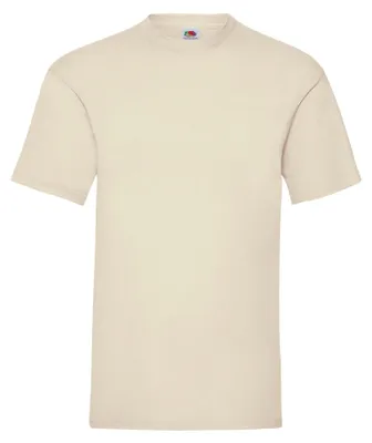 Image de Fruit of the Loom - T-shirt « Valueweight » pour homme FK1802 (L) (Naturel)
