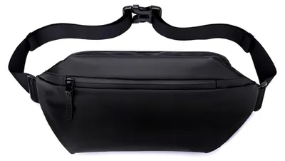 Produktbild von Brusttasche Herren Ultraleicht Sling Crossbody Bag Herren Umhängetasche Bodybag Herren Männertasche Messenger-Bags Schultertasche Arbeitstasche Reisetaschen Messenger Bag NylonSchwarz