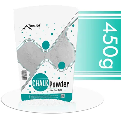 Produktbild von 450g Chalk Powder - reines Magnesiumcarbonat für Krafttraining | Magnesia-Pulver Kletterkreide