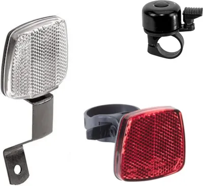 Image de Busch + Müller Réflecteurs pour vélo Phare avant Catadioptre StVZO avec sonnette