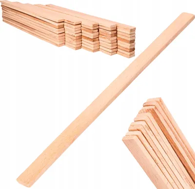 Image de Mélangeur de peinture en bois, 30 cm (set de 50)