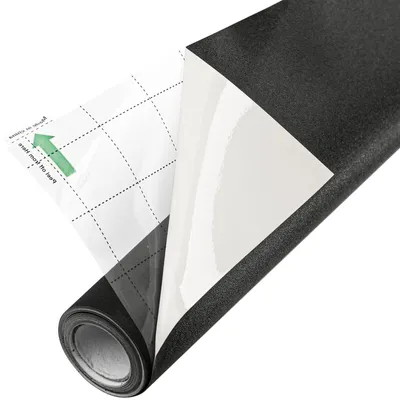Verdunkelnde Fensterfolie, 44x200 cm, statisch haftend, weiß-schwarz