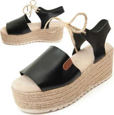 Produktbild von Montevita Keilsandalen Pellis Schwarz