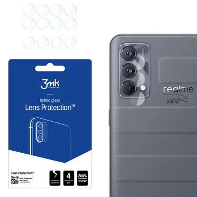 Produktbild von 3mk Hybridglas Lens Protection für Realme GT Master Kamera Objektiv Kameralinse 0,16mm 6H (4 Stück)