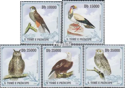 Produktbild von Briefmarken Sao Tome e Principe 2009 Mi 4266-4270 (kompl.Ausg.) postfrisch Raubvögel