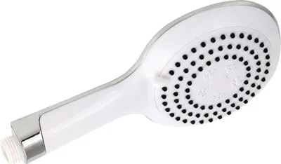 Immagine prodotto di Soffione doccia Novaservis a 3 posizioni, bianco e cromato