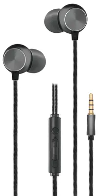 Image de 2GO 795967 2GO In-Ear Stereo-Headset "Deluxe" - schwarz / anthrazit