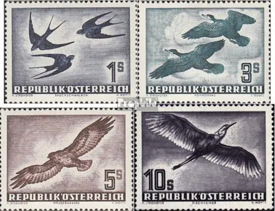 Produktbild von Briefmarken Österreich 1953 Mi 984-987 (kompl.Ausg.) postfrisch Flugpost