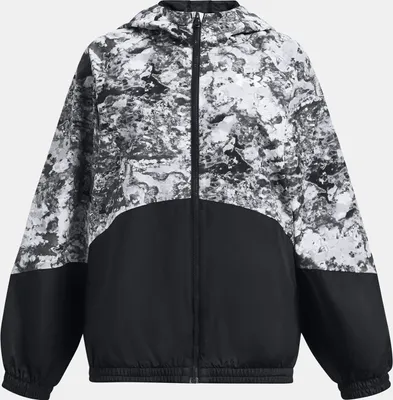 Produktbild von Under Armour Jacke Woven Fz Jacket-Blk 1371095-003__YXS