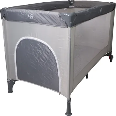 Produktbild von Ding Deluxe Grau Reisebett inkl. Bodemverhoger DI-151806