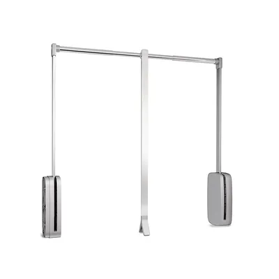 Produktbild von Emuca Kleiderlift für Garderoben Sling, 830 - 1150, Verchromt, Stahl und Kunststoff