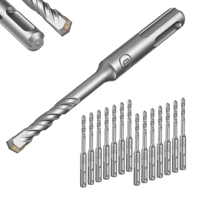 Produktbild von SDS-Plus-Bohrsatz, 6 mm x 110 mm, 15-teilig, Schlagbohrer, Betonbohrer