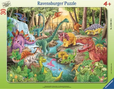 Produktbild von RAVENSBURGER Puzzle Dinosaurier 30 Puppen