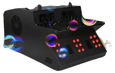 Produktbild von Blasennebelmaschine, DMX-Steuerung, LED-Lichteffekte, Rauchblasenmaschine, 220V EU-Stecker