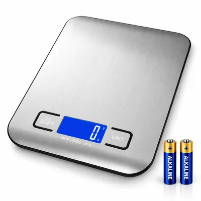 Produktbild von Digitale Küchenwaage bis 10 kg mit LCD Display – Präzisionswaage für Lebensmittel & Haushalt – 1 g Genauigkeit