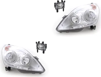 Produktbild von Scheinwerfer Satz passend für Opel Zafira B 02/2008- H7 H1 L+R + Nebels. 1710368 13243424 13261999 6710051 1710369 13243425 13262000 67 Johns