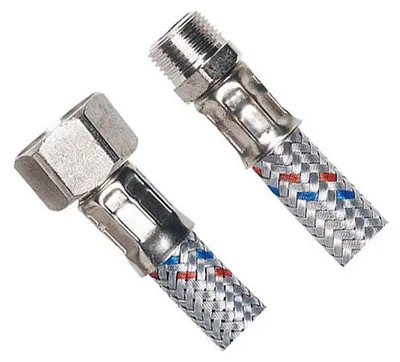 Obrázok produktu pre Flexibilná hadica, nerezová oceľ FxM 3/8 "x3/8", 50 cm