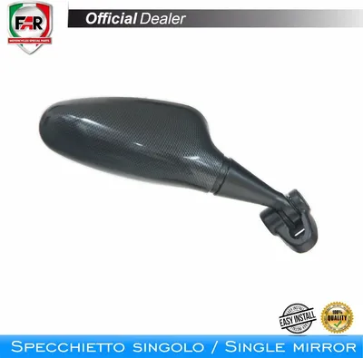 Image de Rétroviseur gauche Fairing 5629 noir pour Honda