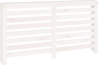 Obrázok produktu pre Kryt na radiátor biely 153x19x84 cm masívna borovica