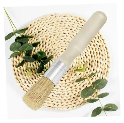 Produktbild von Runder Pinsel mit Holzgriff für Öl- und Acrylfarben