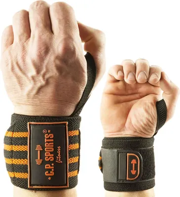 Produktbild von Strongman-Handgelenkbandagen 50cm, extra lange Bandagen, maximaler Komfort und höchste Sicherheit
