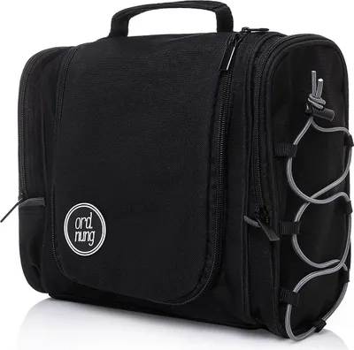 Produktbild von ord.nung Kulturbeutel zum Aufhängen Lifestyle Kulturtasche 3 Fächer XXL