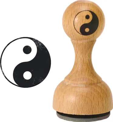 Produktbild von Yin und Yang Holzstempel