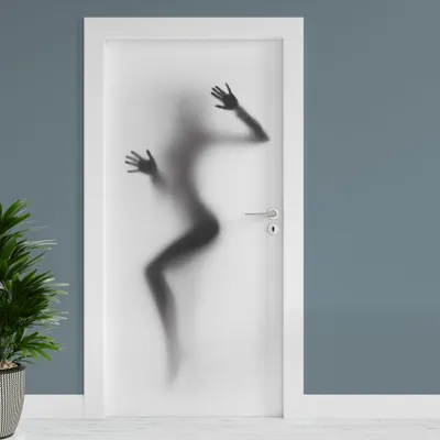 Produktbild von Türfolie "Silhouette Frau" 90x200cm Türposter Aufkleber Folie Tapete TF01-28