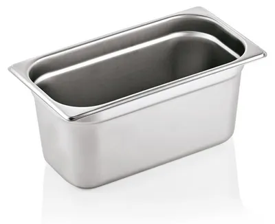 Produktbild von 5x WAS Germany GN Behälter 1/3, 5,7 l, Höhe: 150 mm, Chromnickelstahl 18/8, Edelstahl