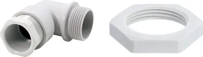 Obrázok produktu pre STEX24 Uhlová skrutka s protimutrou M25x1,5 polyamid (PA) dĺžka závitu 12,0 mm – 1 kus