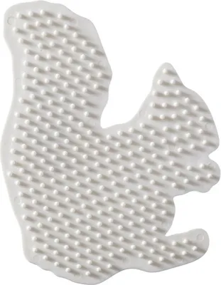 Produktbild von Nabbi® BioBeads Stiftplatte Eichhörnchen, 12 x 9 cm, weiß