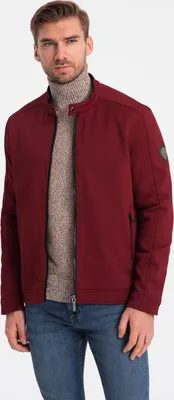 Produktbild von Ombre Clothing Herren-Bomber Addaved kastanienbraun L