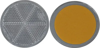 Produktbild von 50 x Rückstrahler - Reflektor - Kleben - Ø  60 mm - Weiß - E-Prüfzeichen