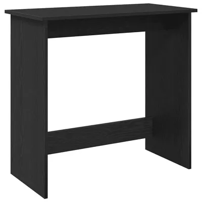 Obrázek produktu pro Černý psací stůl z dřeva, rozměry 80 x 40 x 75 cm