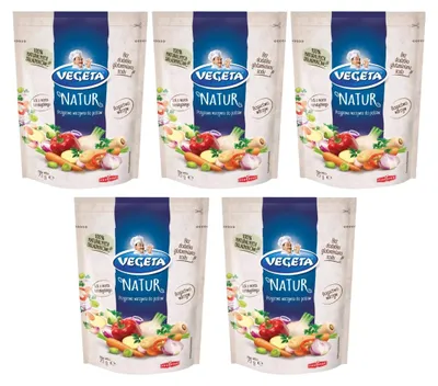 Produktbild von Vegeta Natur Würzmischung 5x 75g - Gewürzmischung ohne Glutamat Gewürz Podravka