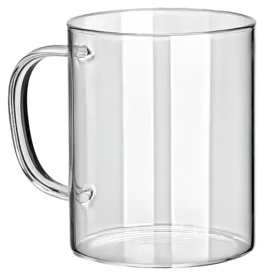Image de Estia | Tasse à café - Tasse - Tasse à thé - 400 ml - transparente - en verre - Tasse en verre - Tasse décorative - Tasse à café