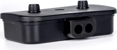 Produktbild von Verteilerdose | 2x10 Lüsterklemme | Schraubdeckel | Schwarz