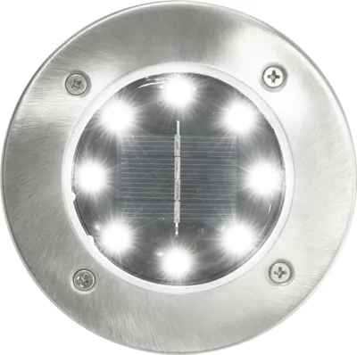 Zdjęcie produktu dla vidaXL Solarne lampy podłogowe 8 szt. LED Biały