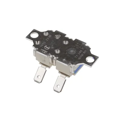 A close-up, isolated shot of a thermostat component.