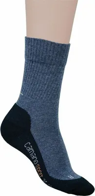 Produktbild von Camano Children Sport Socks NOS blau, 2er Pack Socken, Komfortbund ohne Gummidruck